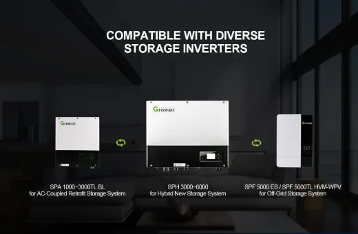 Picture of Growatt 48V 2.56kwh ARK 2.5LV Energy Storage Lithium Battery With Cable & Base