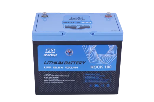 Picture of 4x Rock 12V 100Ah LiFePO4 Batteries